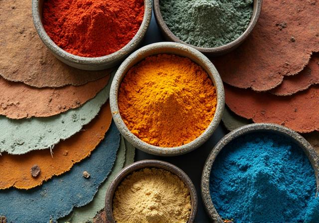 Eco-friendly textile dyes and natural colors