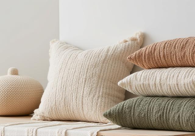 Sustainable home decor with natural fibers