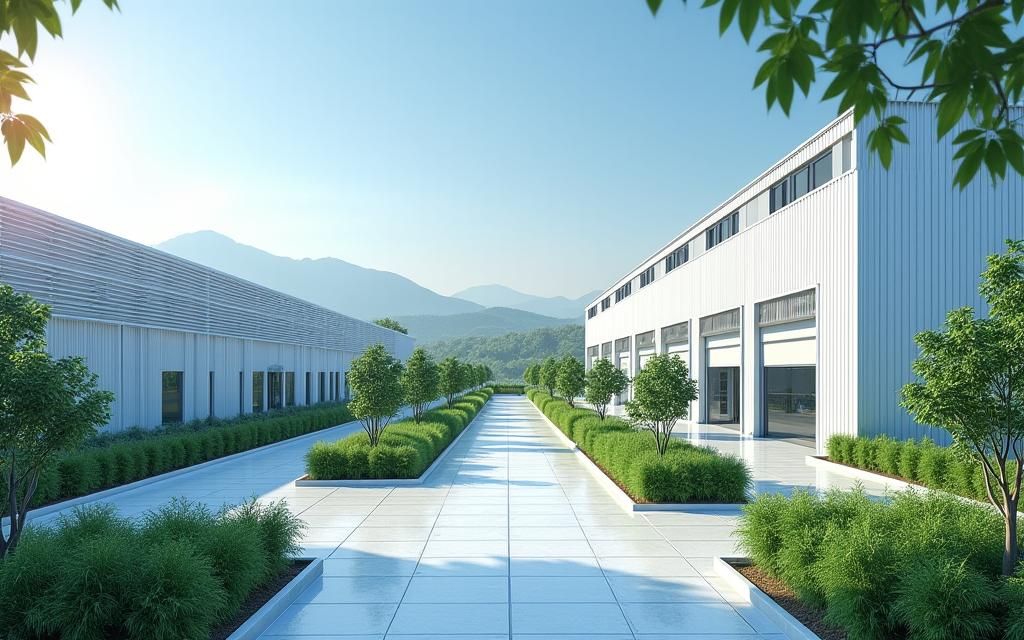 Sustainable textile manufacturing green facility